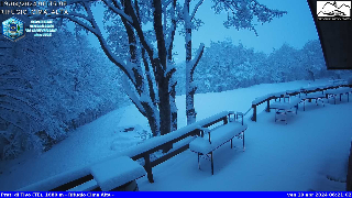 Nevicata notturna sui monti d’Abruzzo, imbiancata Roccaraso